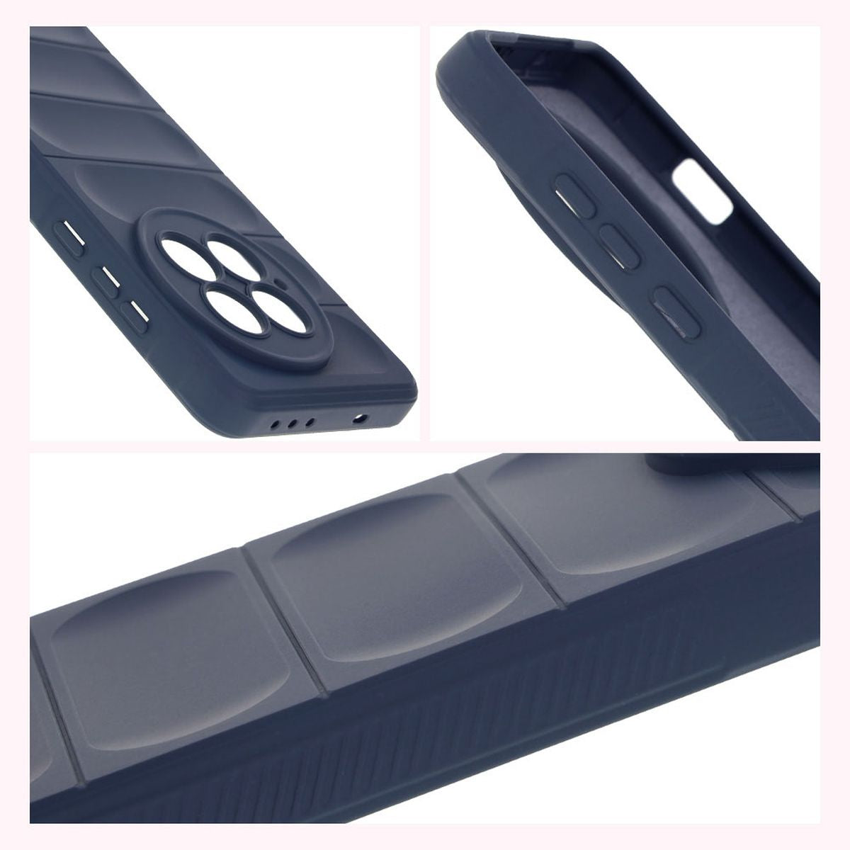 Robuste Handyhülle für OnePlus 13, Bizon Case Tur, Dunkelblau