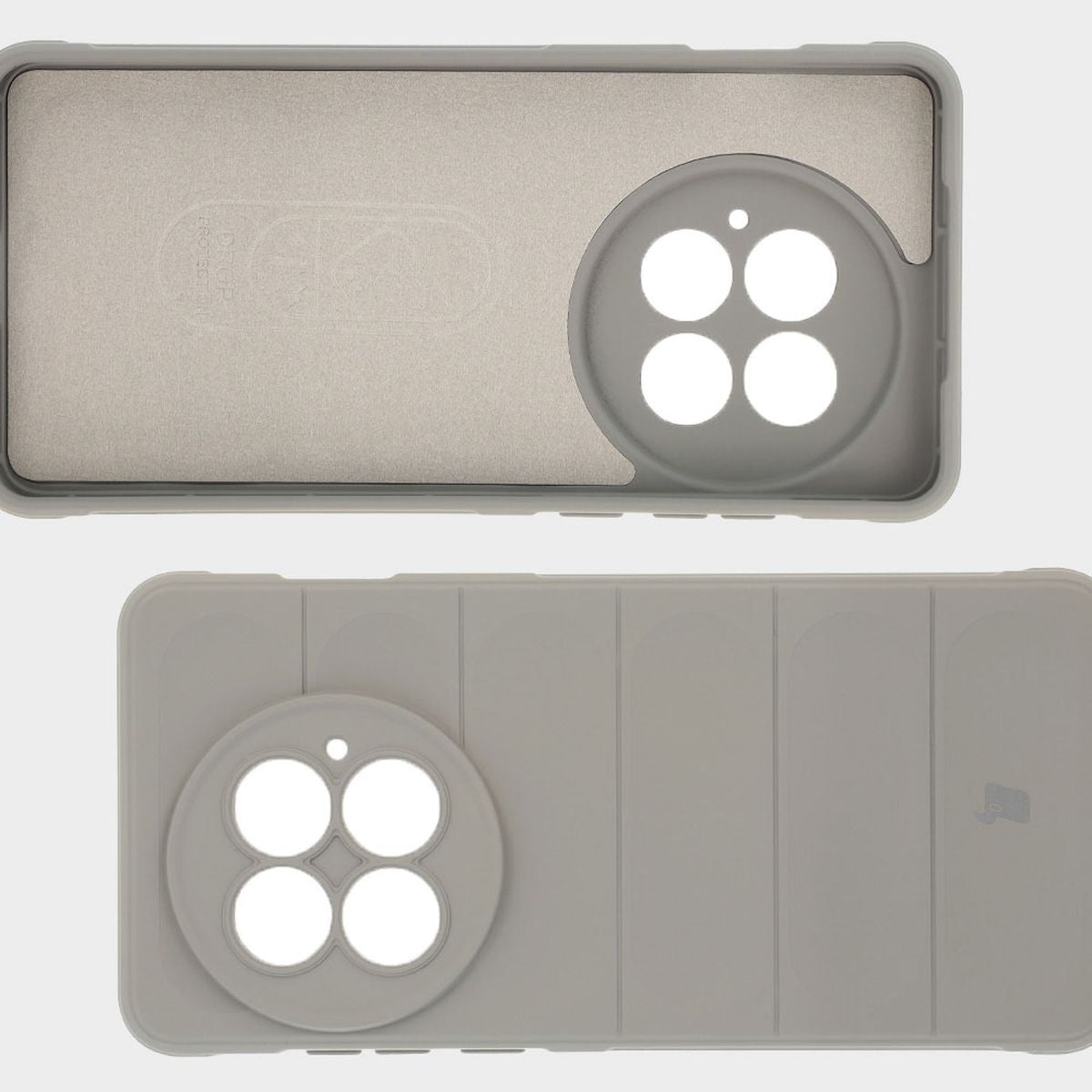Robuste Handyhülle für OnePlus 13, Bizon Case Tur, Hellgrau