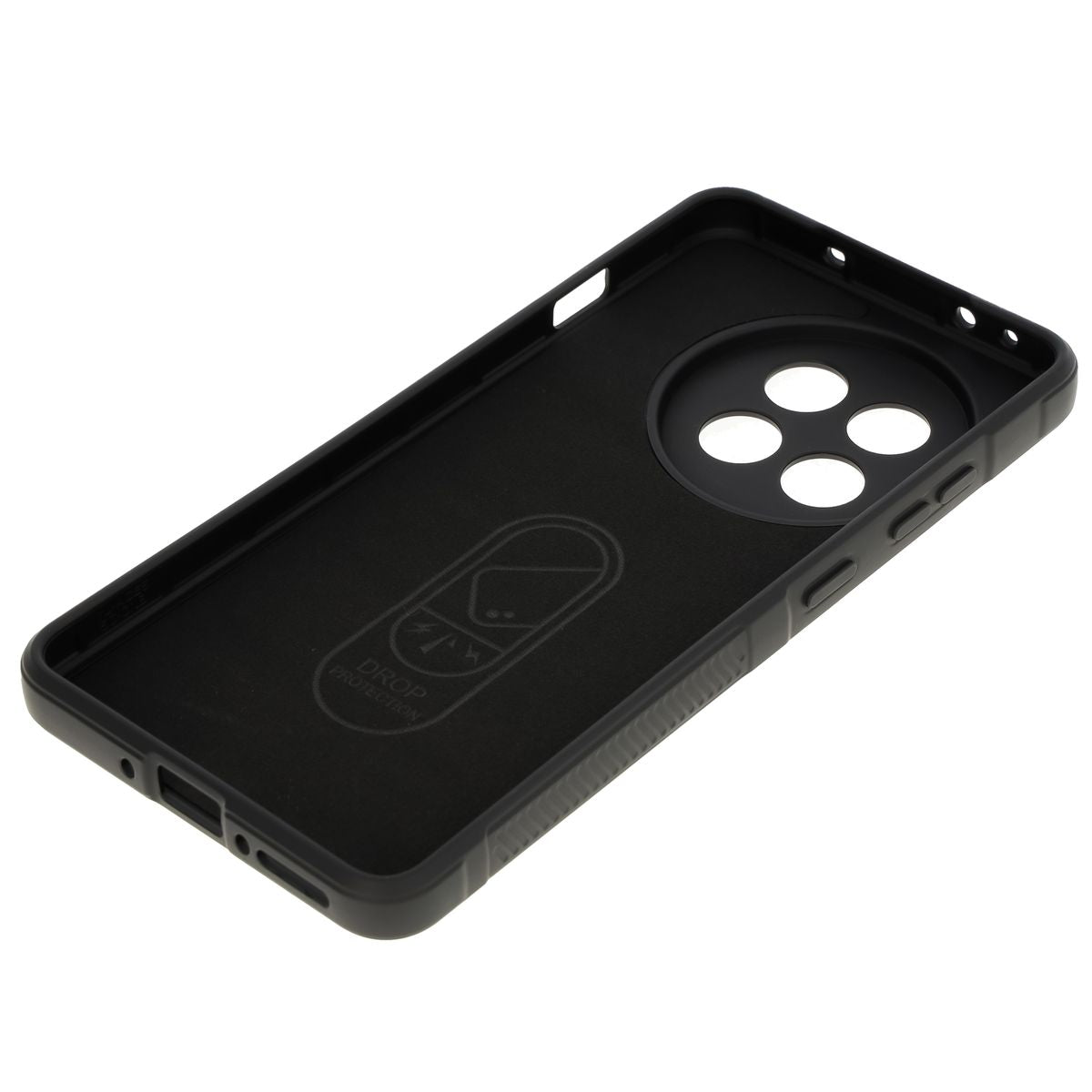 Robuste Handyhülle für OnePlus 13R, Bizon Case Tur, Schwarz