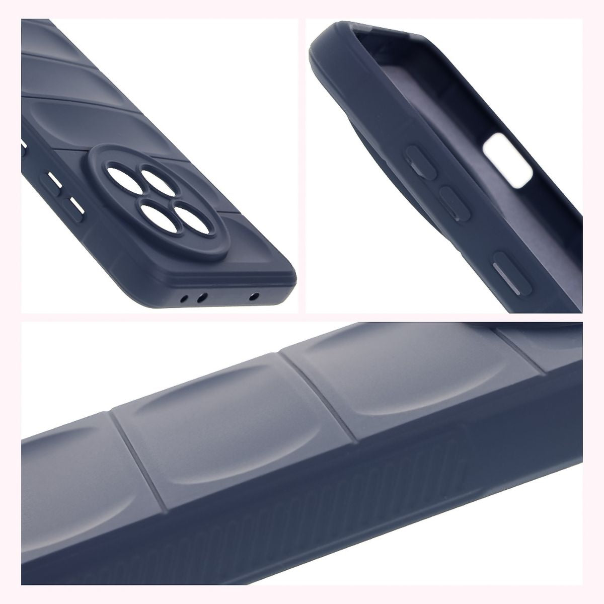 Robuste Handyhülle für OnePlus 13R, Bizon Case Tur, Dunkelblau