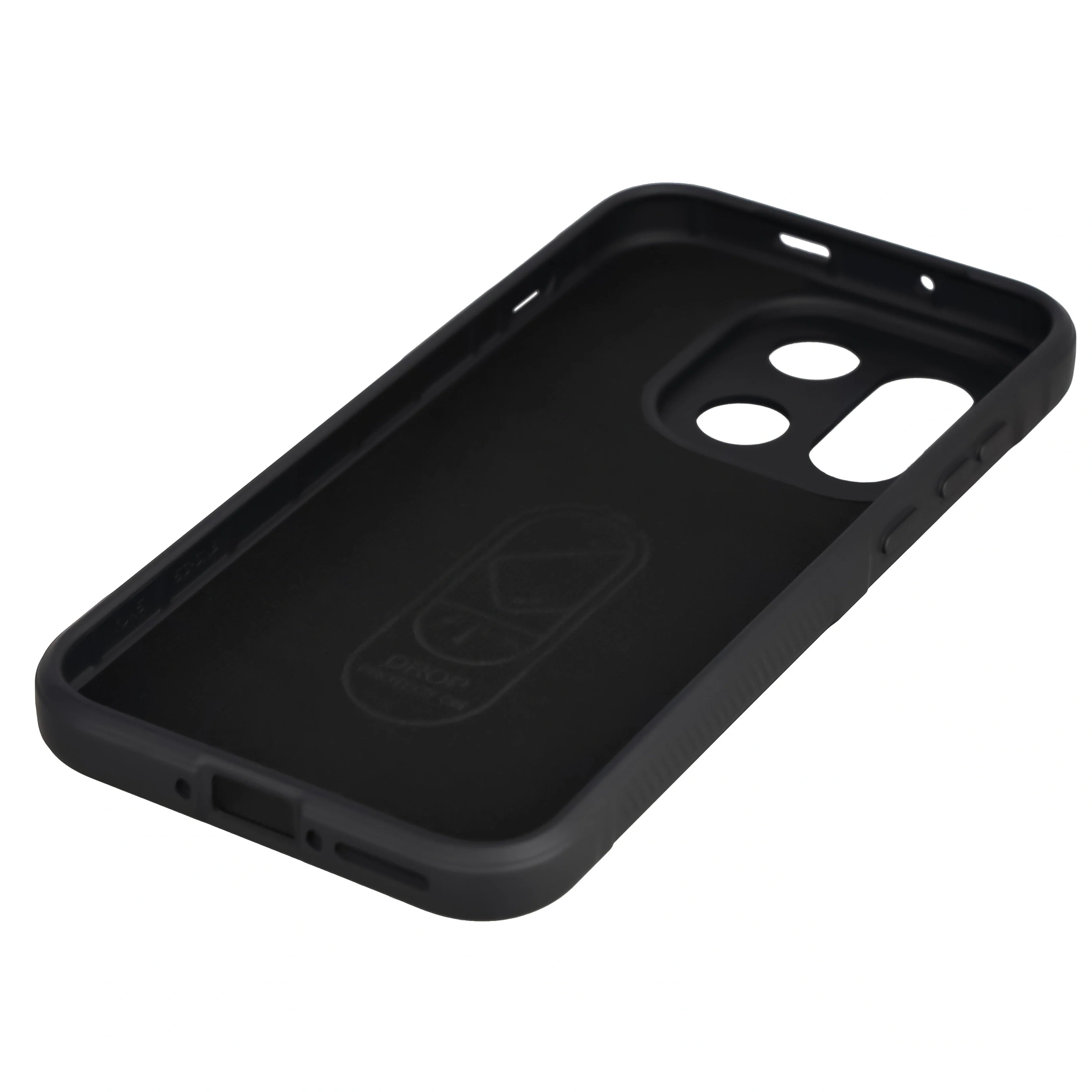 Robuste Handyhülle für OnePlus 15, Bizon Case Tur, Schwarz