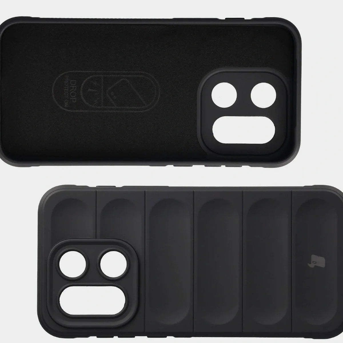 Robuste Handyhülle für OnePlus 15, Bizon Case Tur, Schwarz