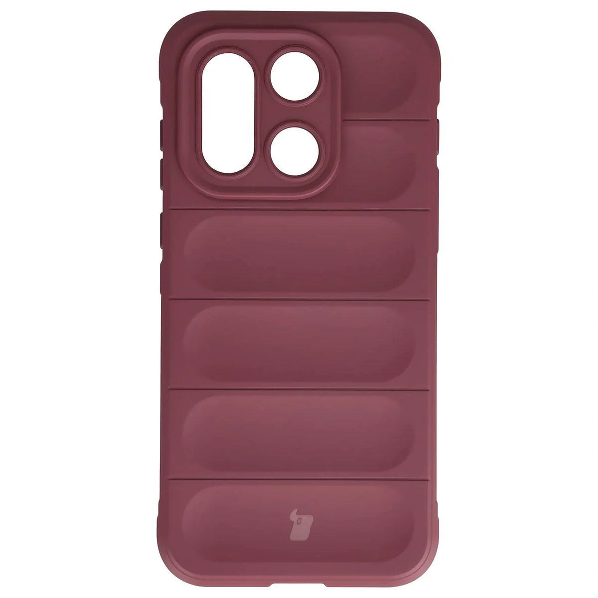 Robuste Handyhülle für OnePlus 15, Bizon Case Tur, Burgunderrot