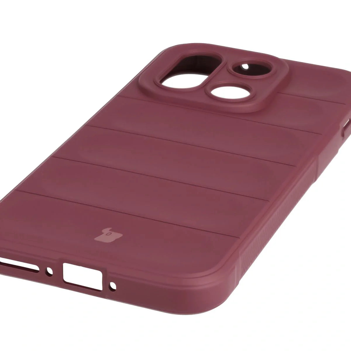 Robuste Handyhülle für OnePlus 15, Bizon Case Tur, Burgunderrot