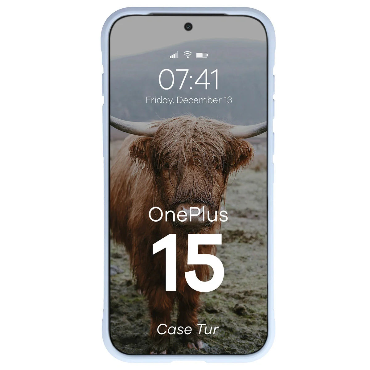 Robuste Handyhülle für OnePlus 15, Bizon Case Tur, Hellblau