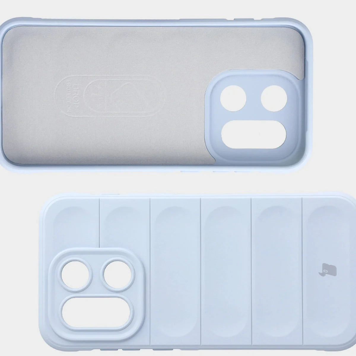 Robuste Handyhülle für OnePlus 15, Bizon Case Tur, Hellblau