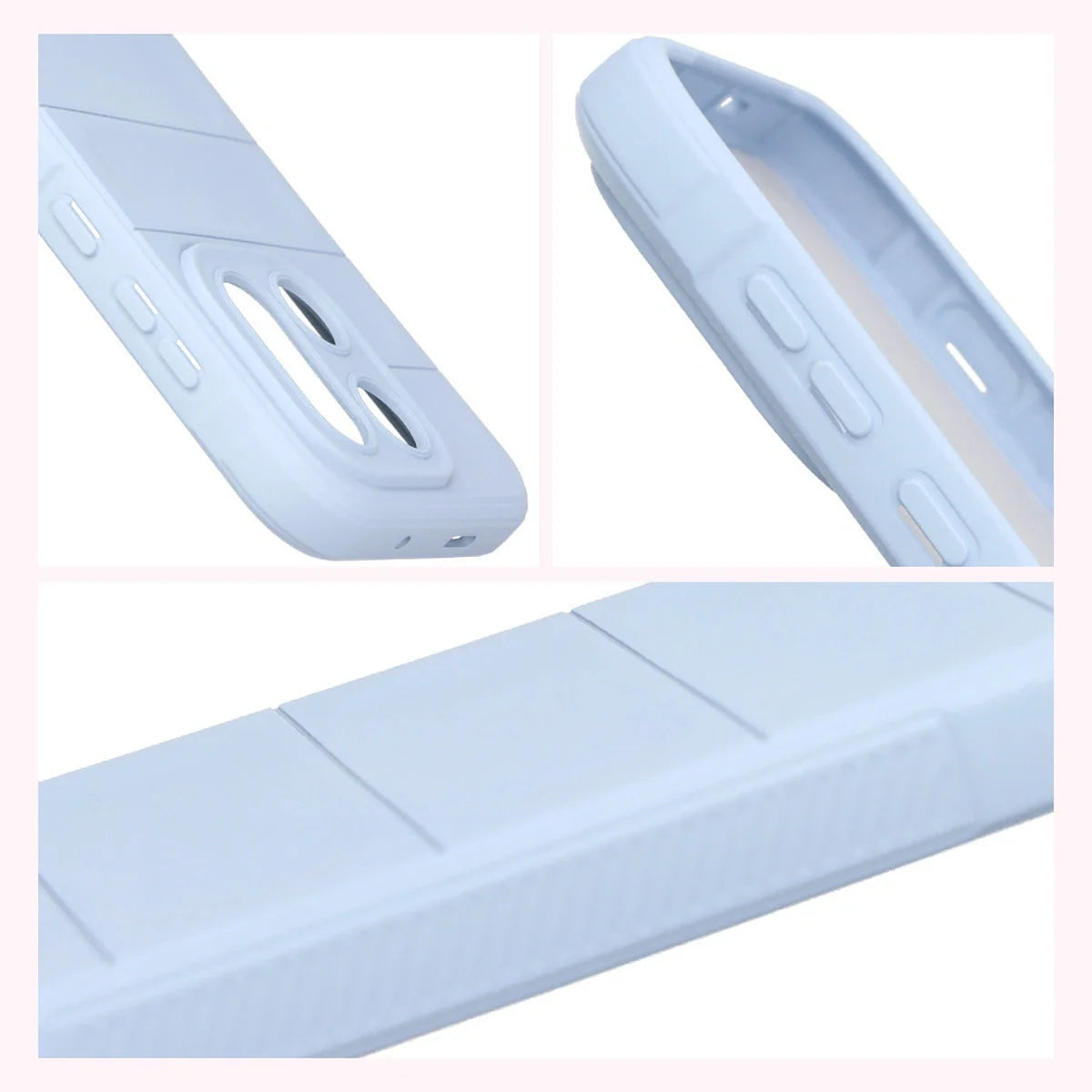 Robuste Handyhülle für OnePlus 15, Bizon Case Tur, Hellblau