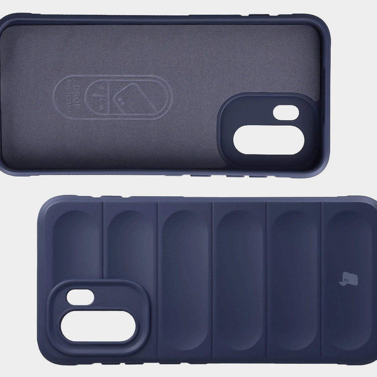 Robuste Handyhülle für OnePlus 15R, Bizon Case Tur, Dunkelblau