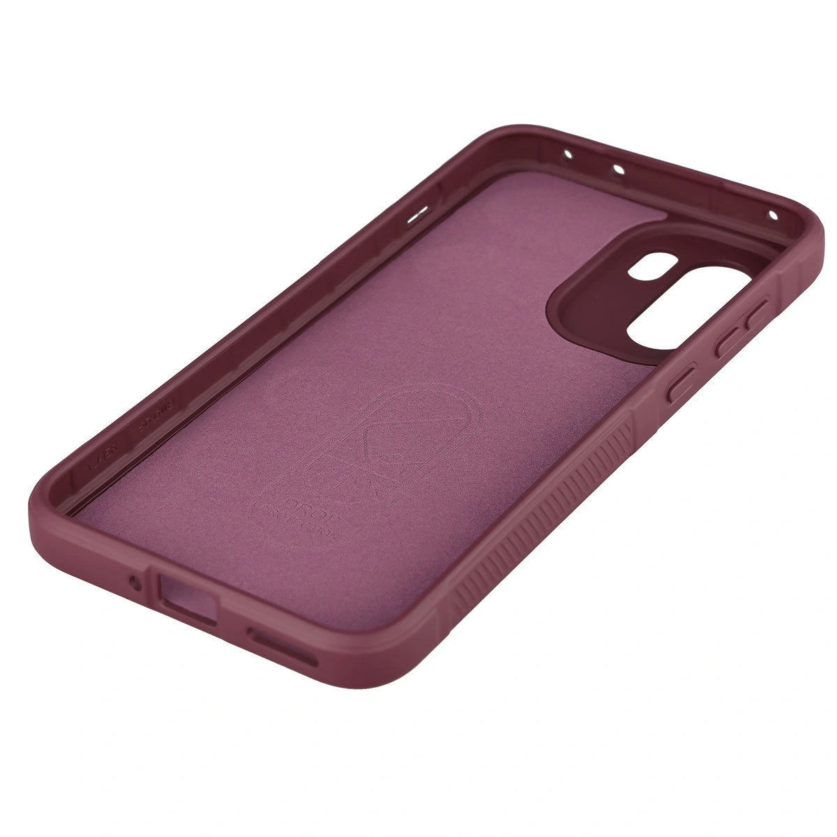 Robuste Handyhülle für OnePlus 15R, Bizon Case Tur, Burgunderrot