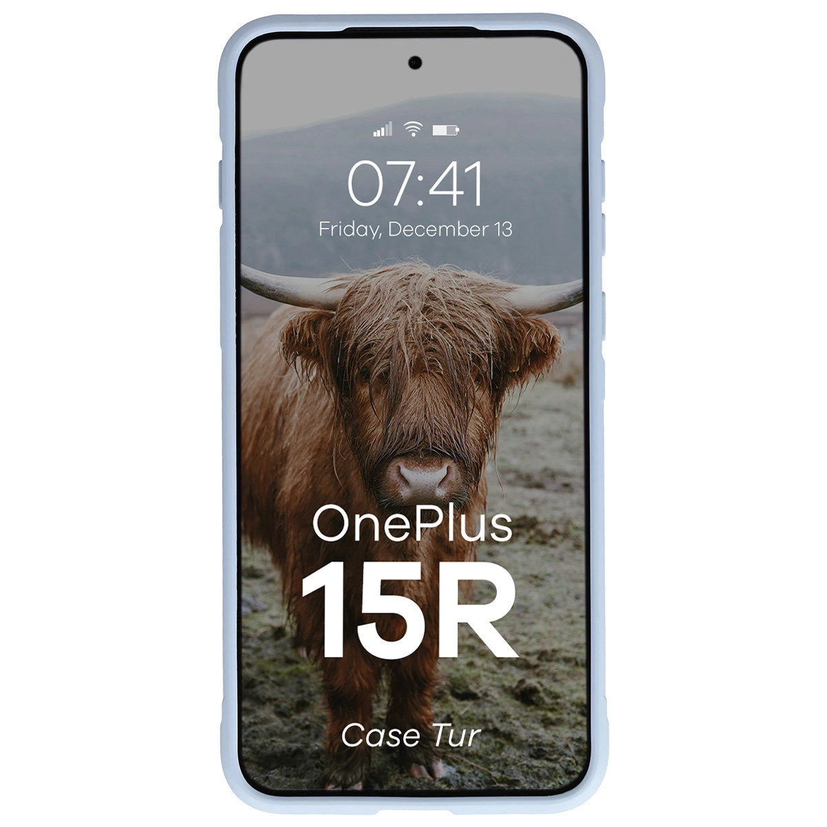 Robuste Handyhülle für OnePlus 15R, Bizon Case Tur, Hellblau