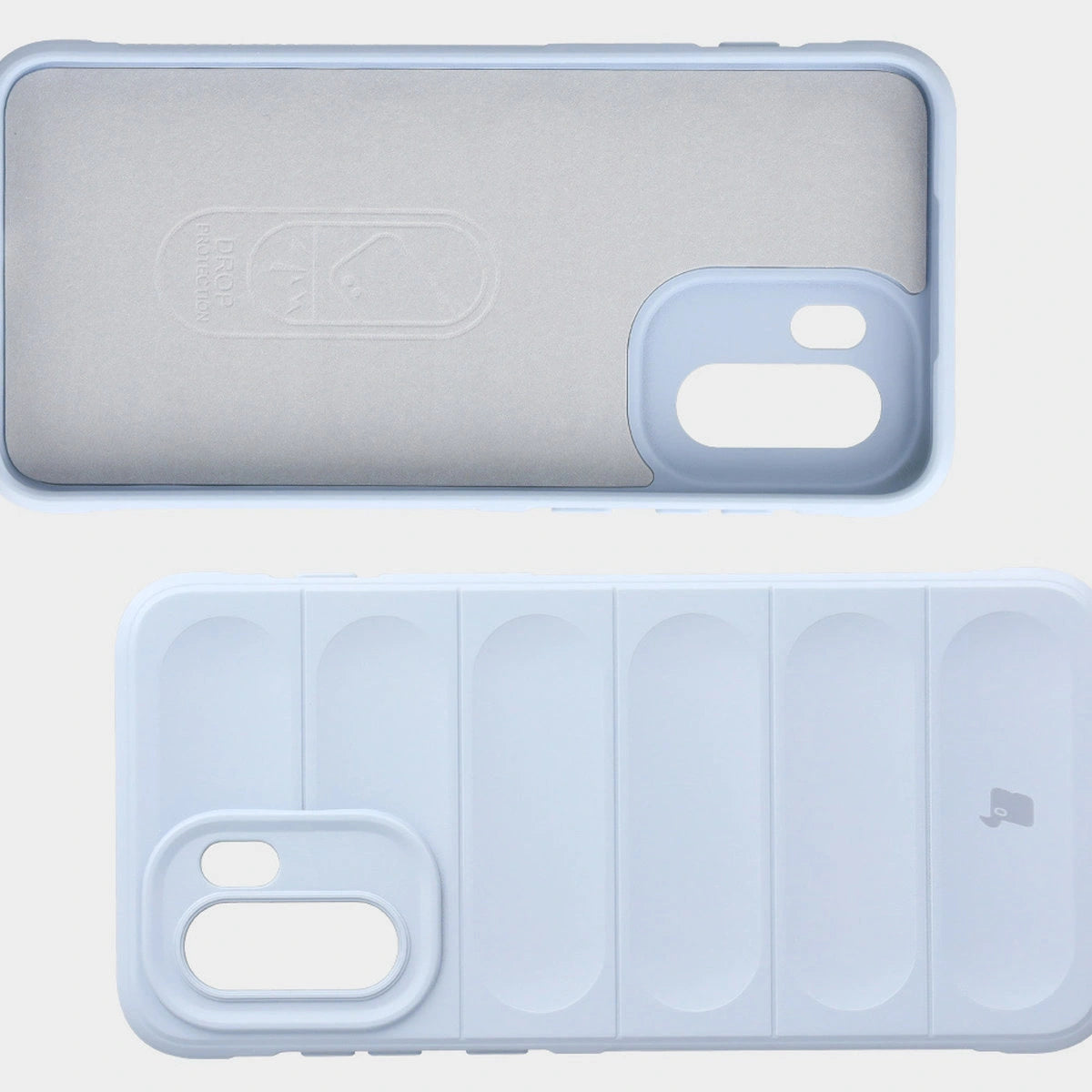 Robuste Handyhülle für OnePlus 15R, Bizon Case Tur, Hellblau