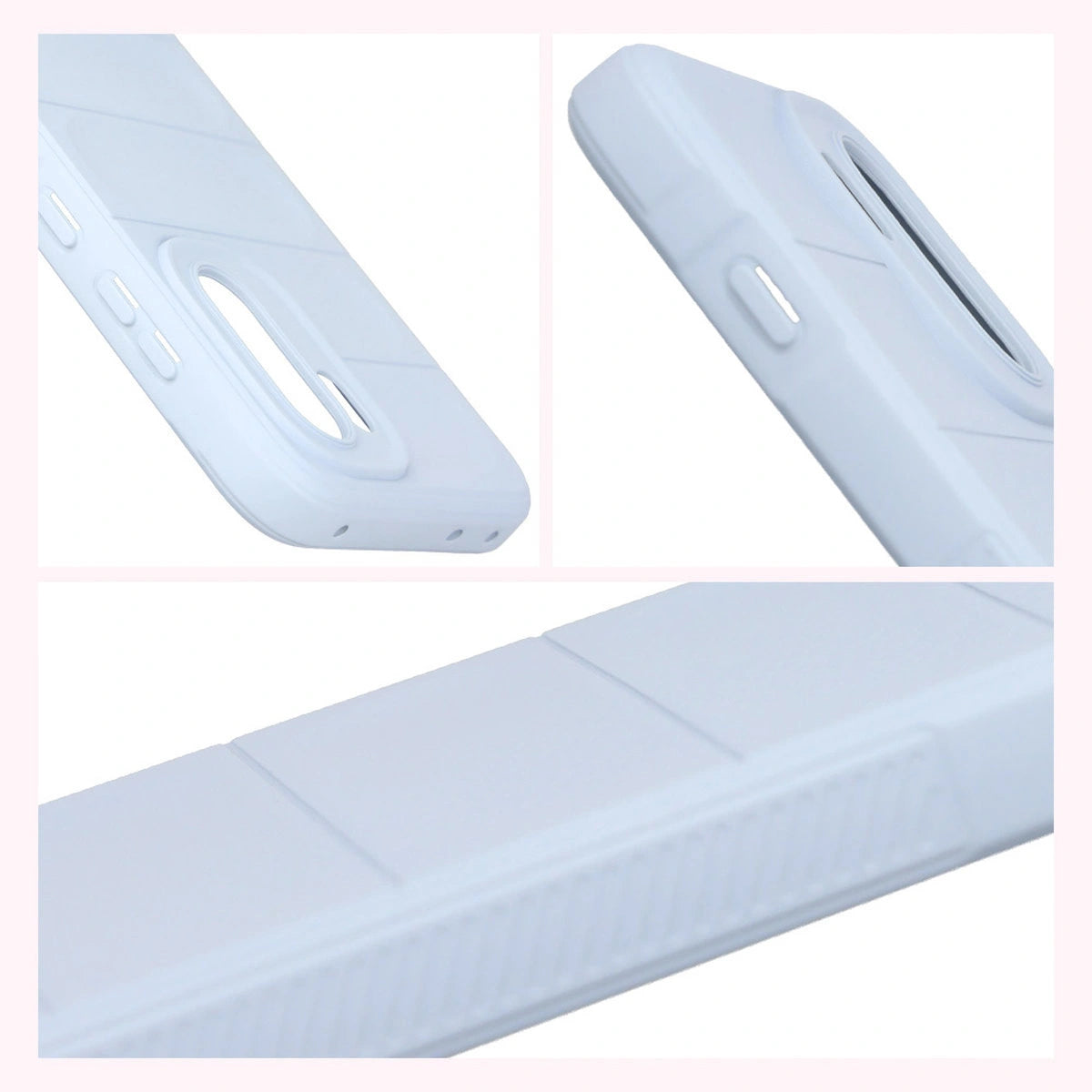 Robuste Handyhülle für OnePlus 15R, Bizon Case Tur, Hellblau