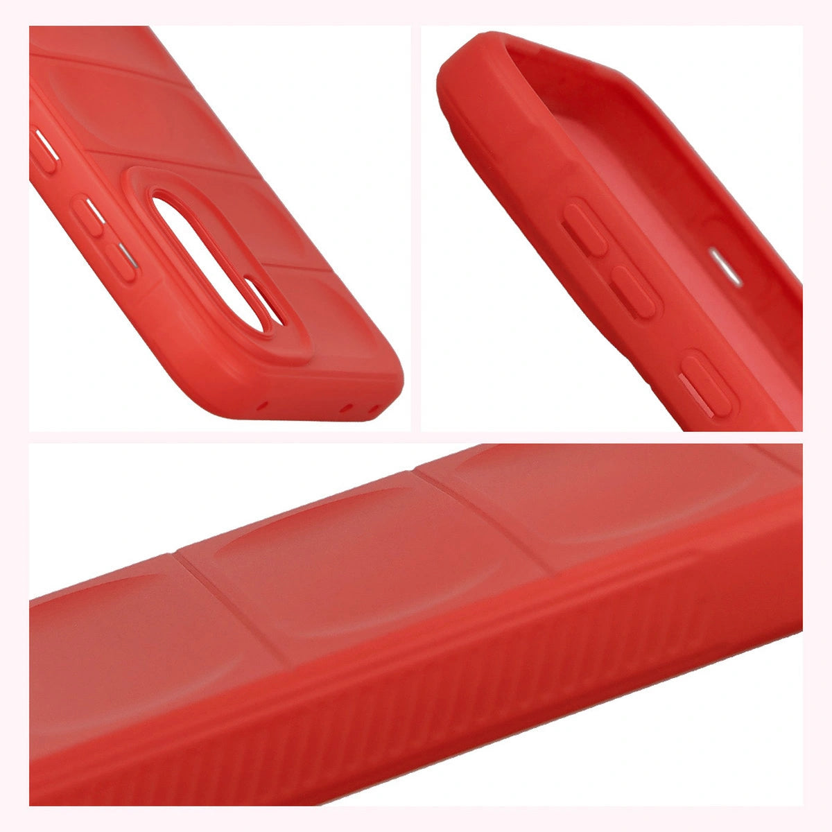 Robuste Handyhülle für OnePlus 15R, Bizon Case Tur, Rot