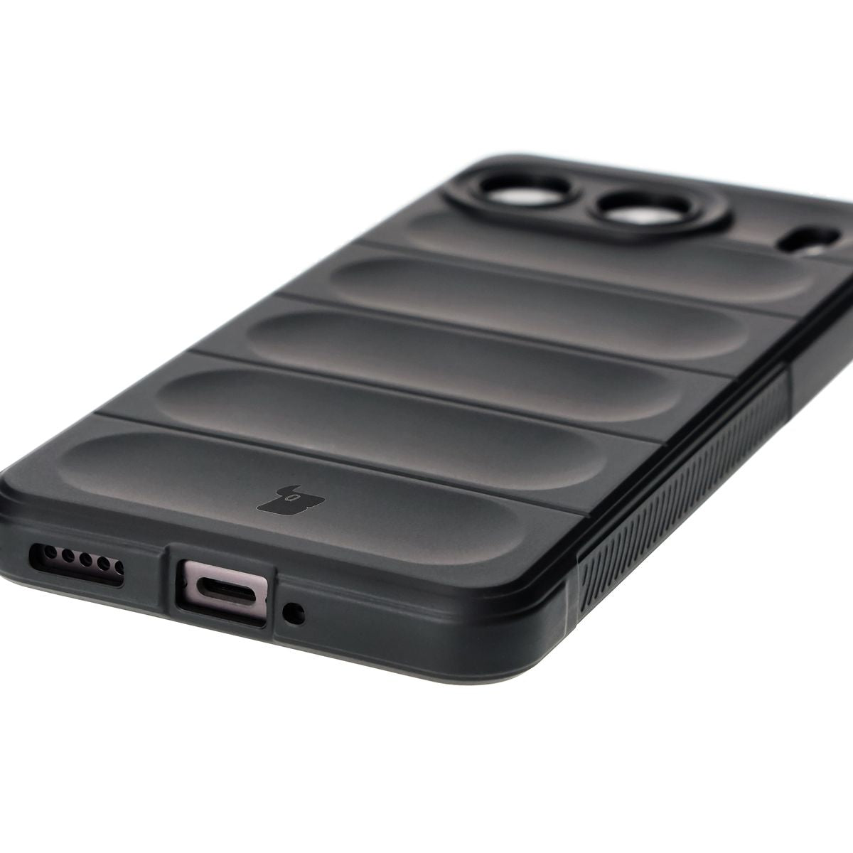 Robuste Handyhülle für OnePlus Nord 4, Bizon Case Tur, Schwarz