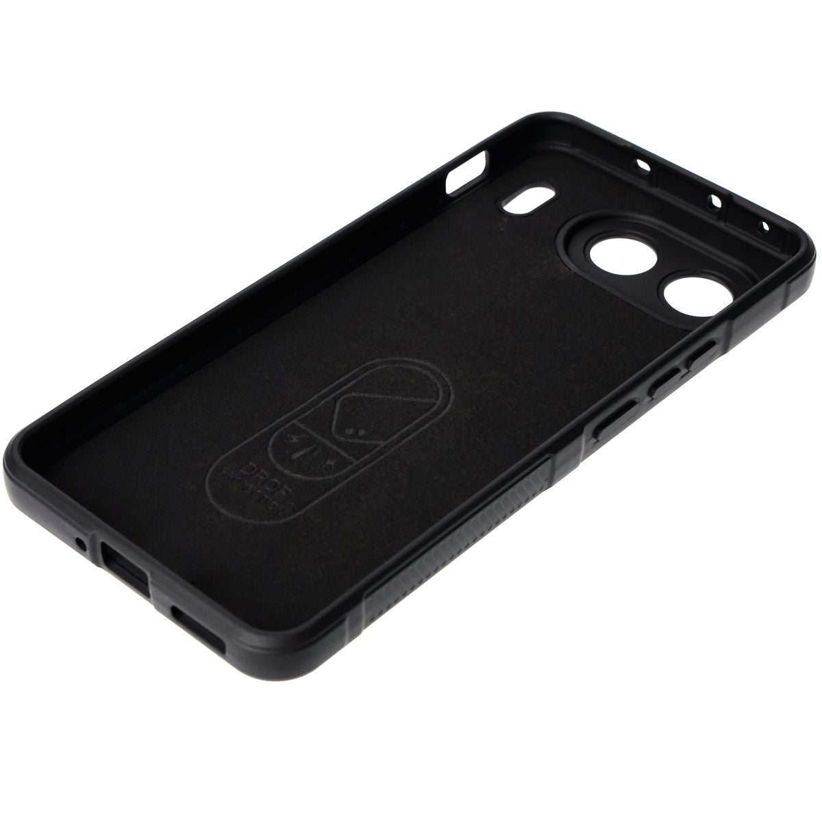 Robuste Handyhülle für OnePlus Nord 4, Bizon Case Tur, Schwarz