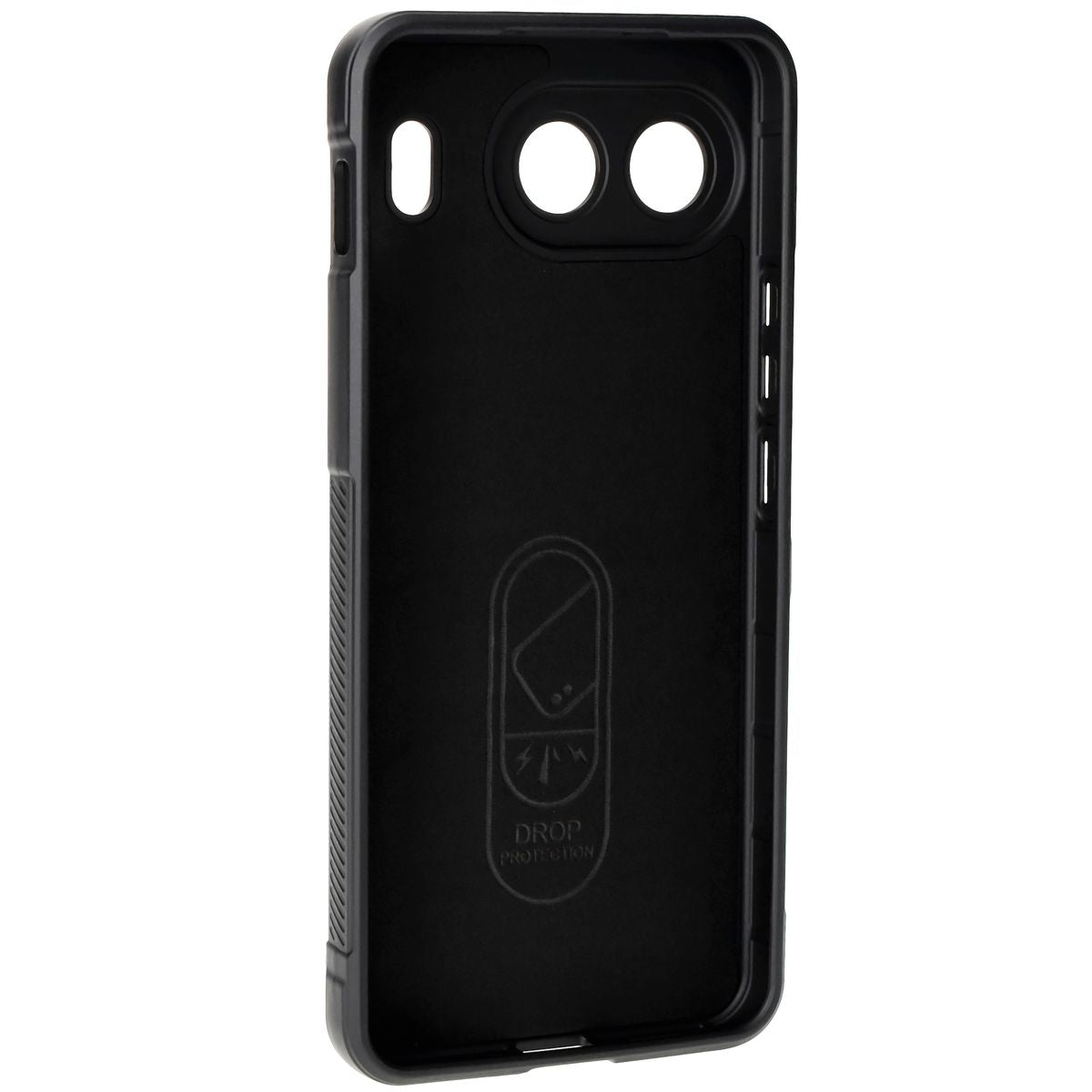 Robuste Handyhülle für OnePlus Nord 4, Bizon Case Tur, Schwarz