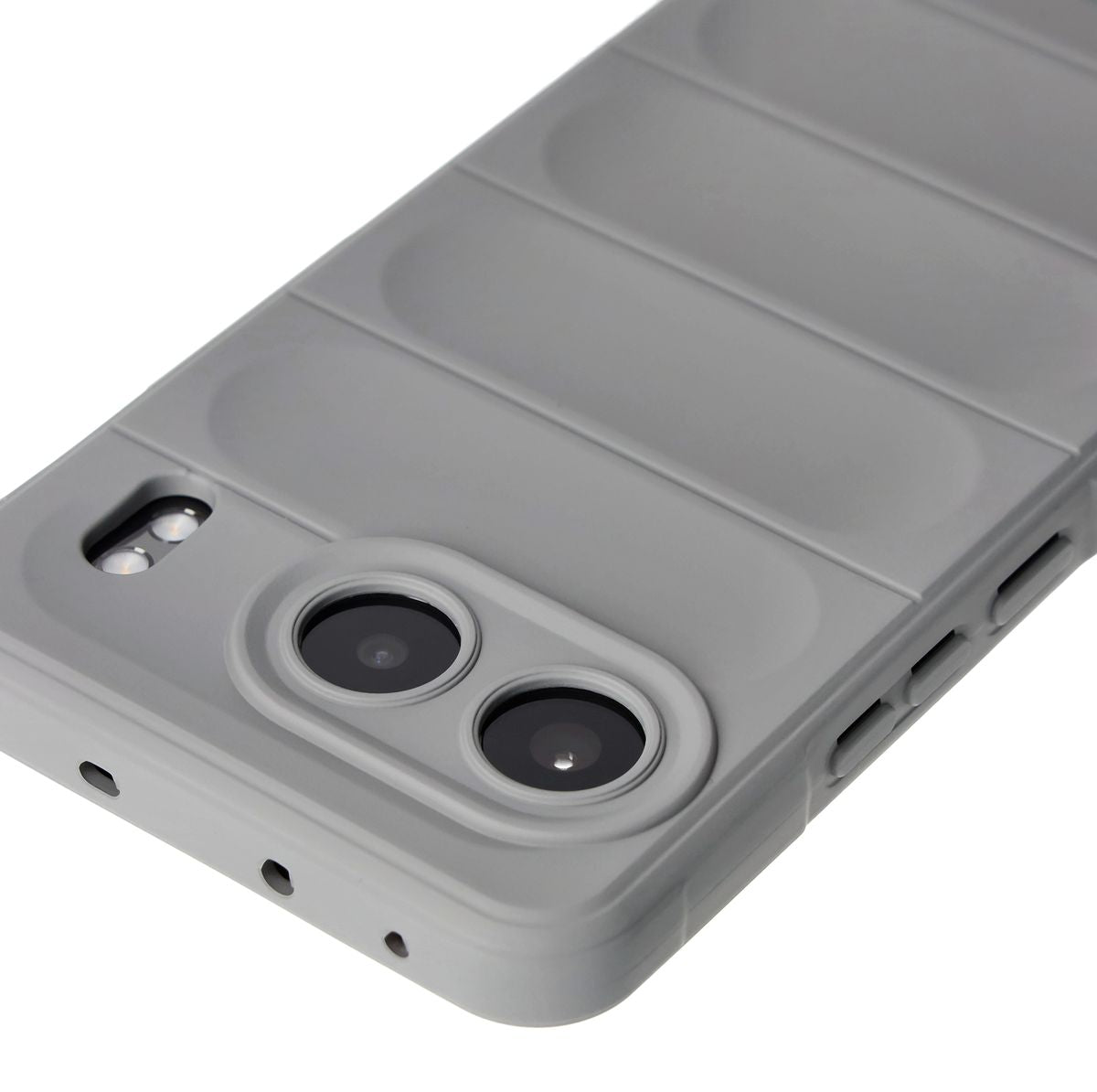 Robuste Handyhülle für OnePlus Nord 4, Bizon Case Tur, Hellgrau