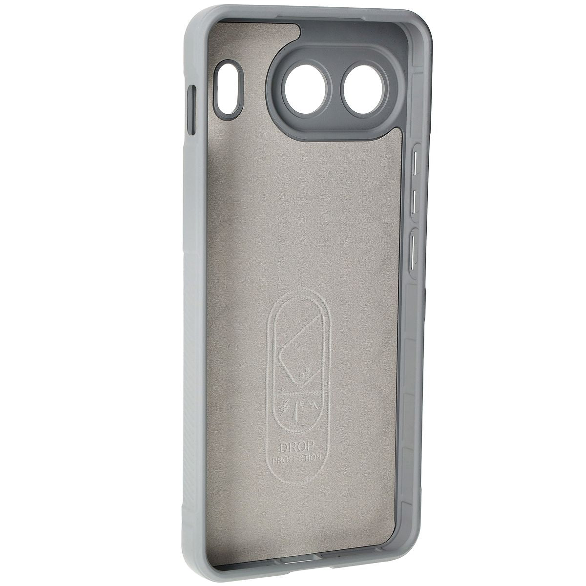 Robuste Handyhülle für OnePlus Nord 4, Bizon Case Tur, Hellgrau
