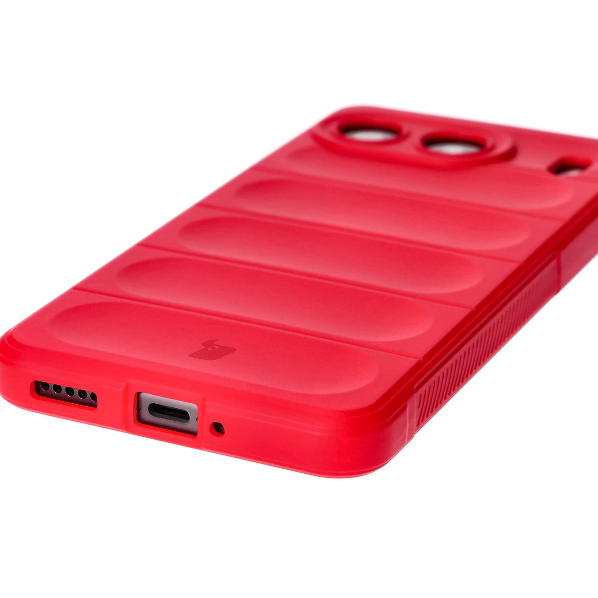 Robuste Handyhülle für OnePlus Nord 4, Bizon Case Tur, Rot