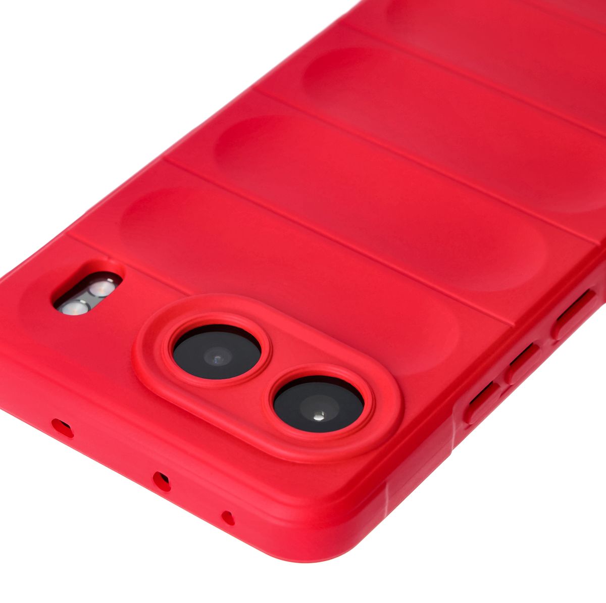 Robuste Handyhülle für OnePlus Nord 4, Bizon Case Tur, Rot