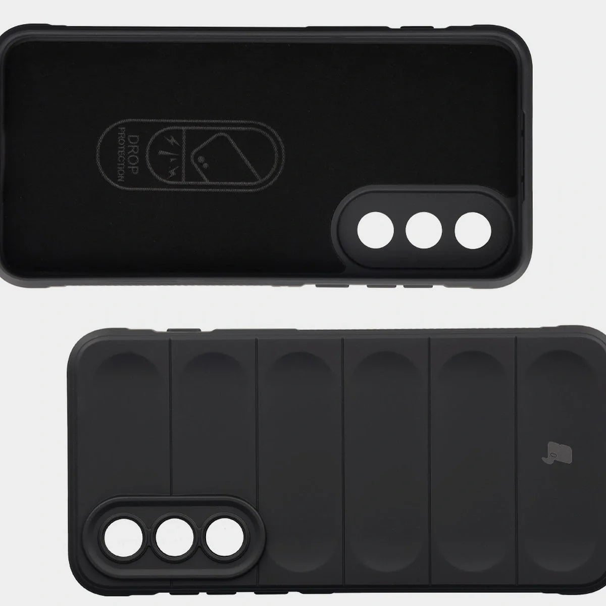 Robuste Handyhülle für OnePlus Nord 5, Bizon Case Tur, Schwarz