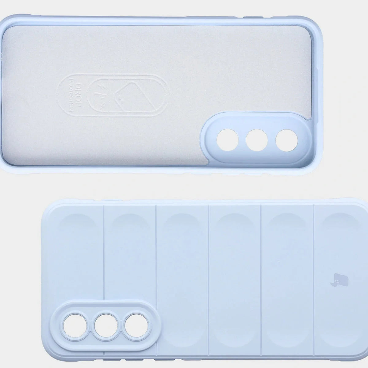 Robuste Handyhülle für OnePlus Nord 5, Bizon Case Tur, Hellblau