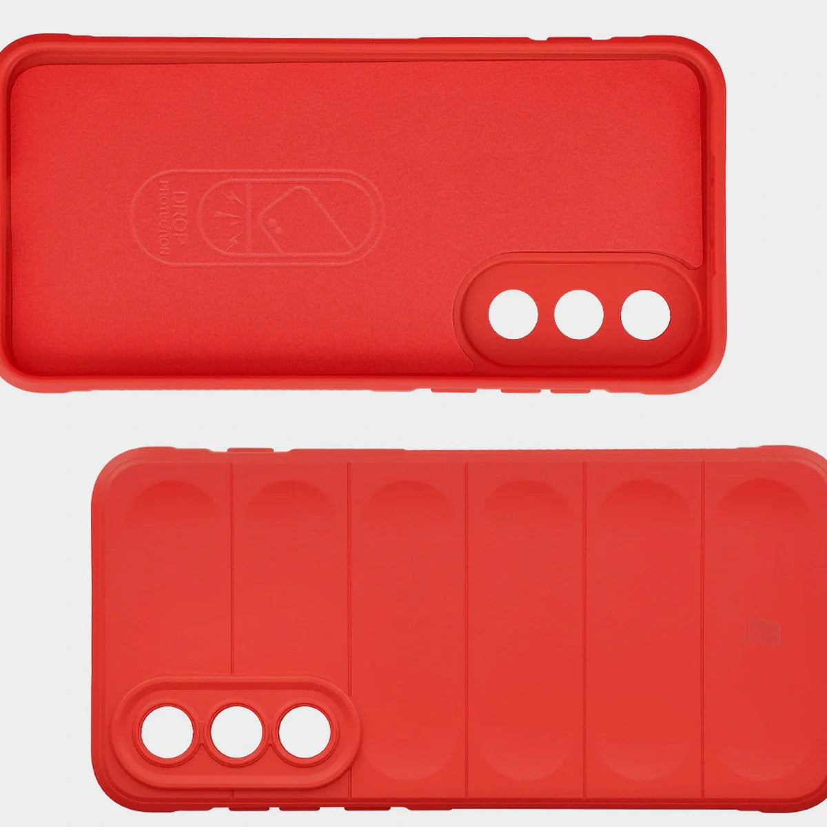 Robuste Handyhülle für OnePlus Nord 5, Bizon Case Tur, Rot