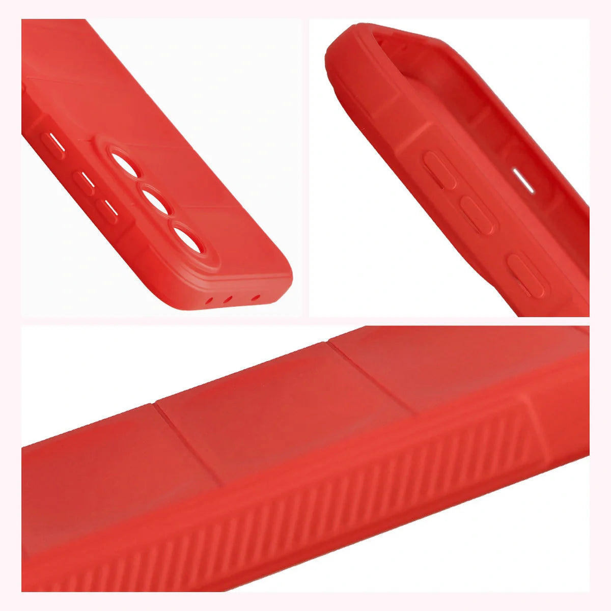 Robuste Handyhülle für OnePlus Nord 5, Bizon Case Tur, Rot