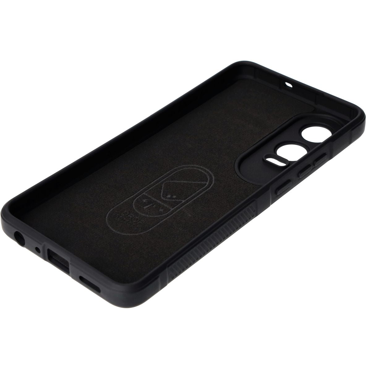 Robuste Handyhülle für OnePlus Nord CE4 Lite 5G, Bizon Case Tur, Schwarz