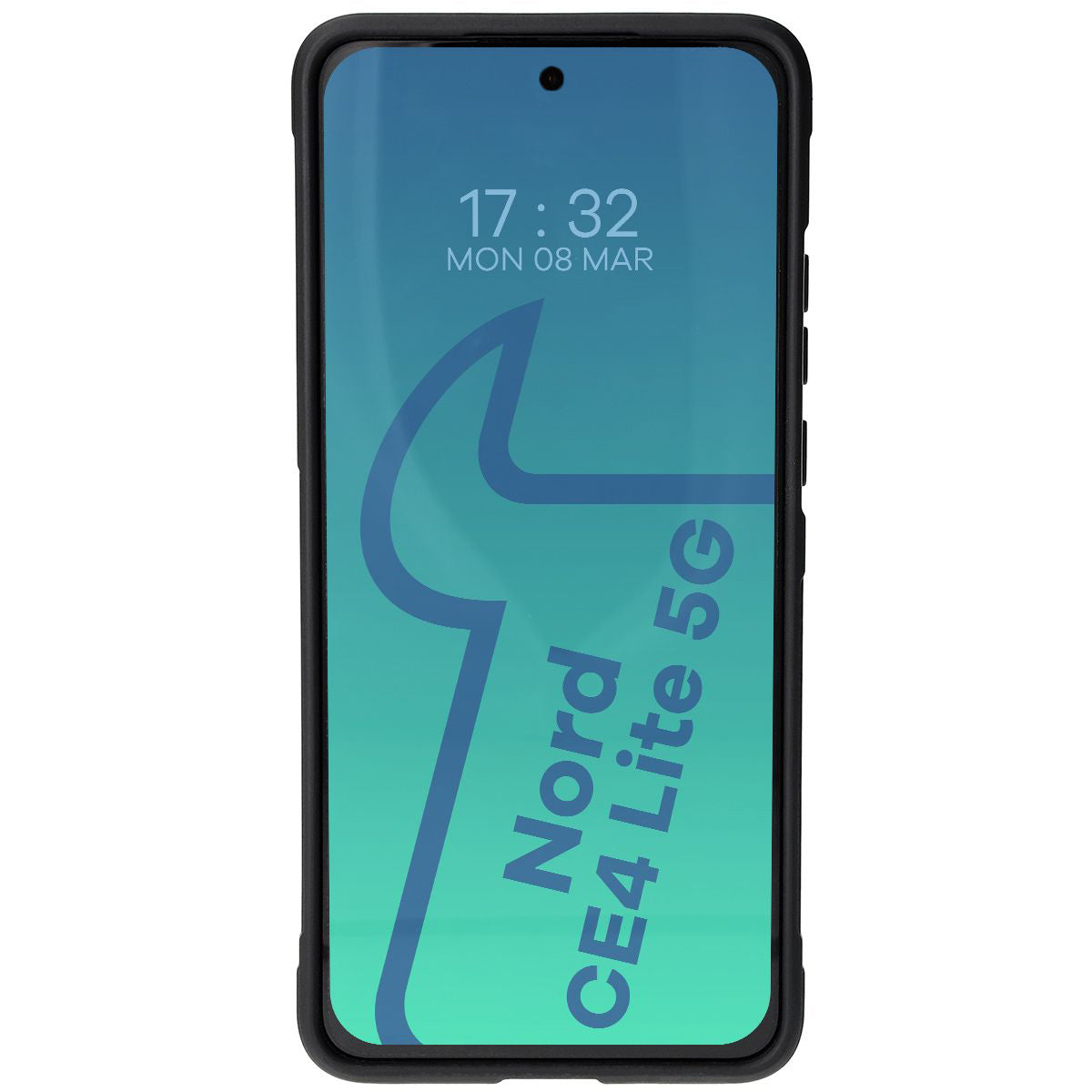 Robuste Handyhülle für OnePlus Nord CE4 Lite 5G, Bizon Case Tur, Schwarz