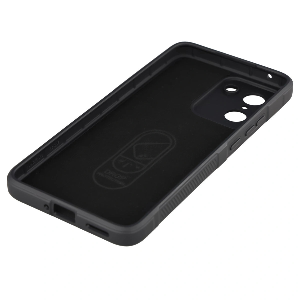 Robuste Handyhülle für OnePlus Nord CE5 5G, Bizon Case Tur, Schwarz