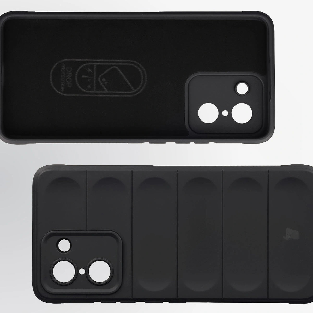 Robuste Handyhülle für OnePlus Nord CE5 5G, Bizon Case Tur, Schwarz