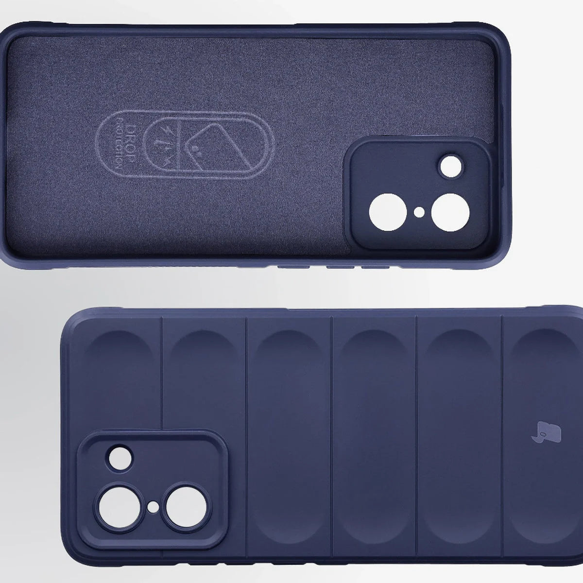 Robuste Handyhülle für OnePlus Nord CE5 5G, Bizon Case Tur, Dunkelblau