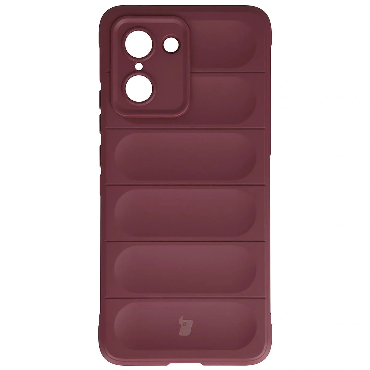 Robuste Handyhülle für OnePlus Nord CE5 5G, Bizon Case Tur, Burgunderrot