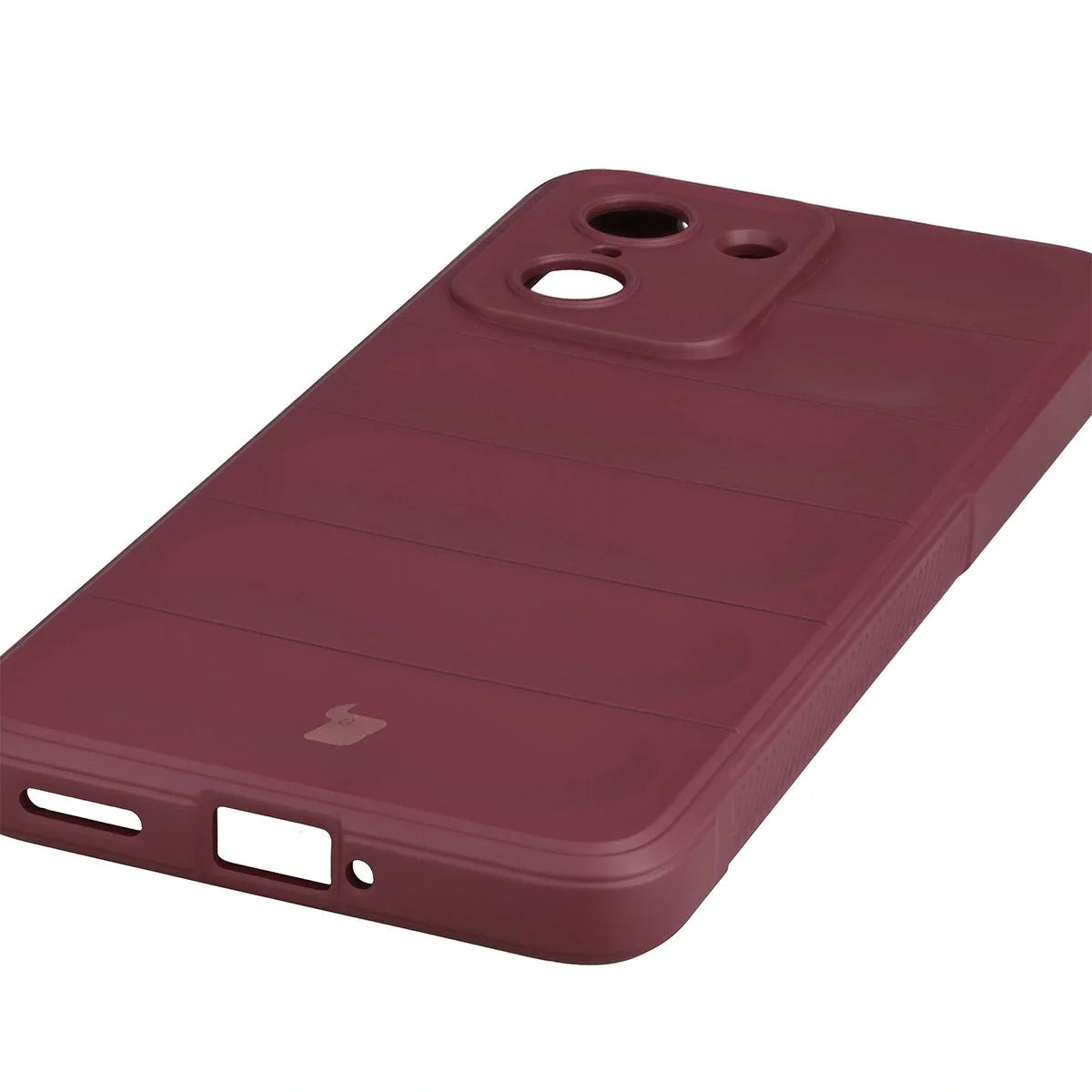 Robuste Handyhülle für OnePlus Nord CE5 5G, Bizon Case Tur, Burgunderrot