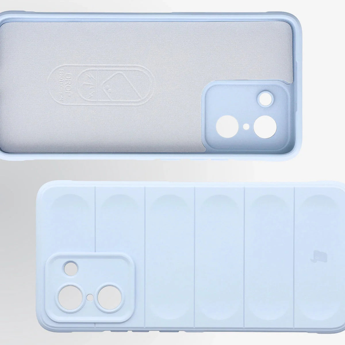Robuste Handyhülle für OnePlus Nord CE5 5G, Bizon Case Tur, Hellblau