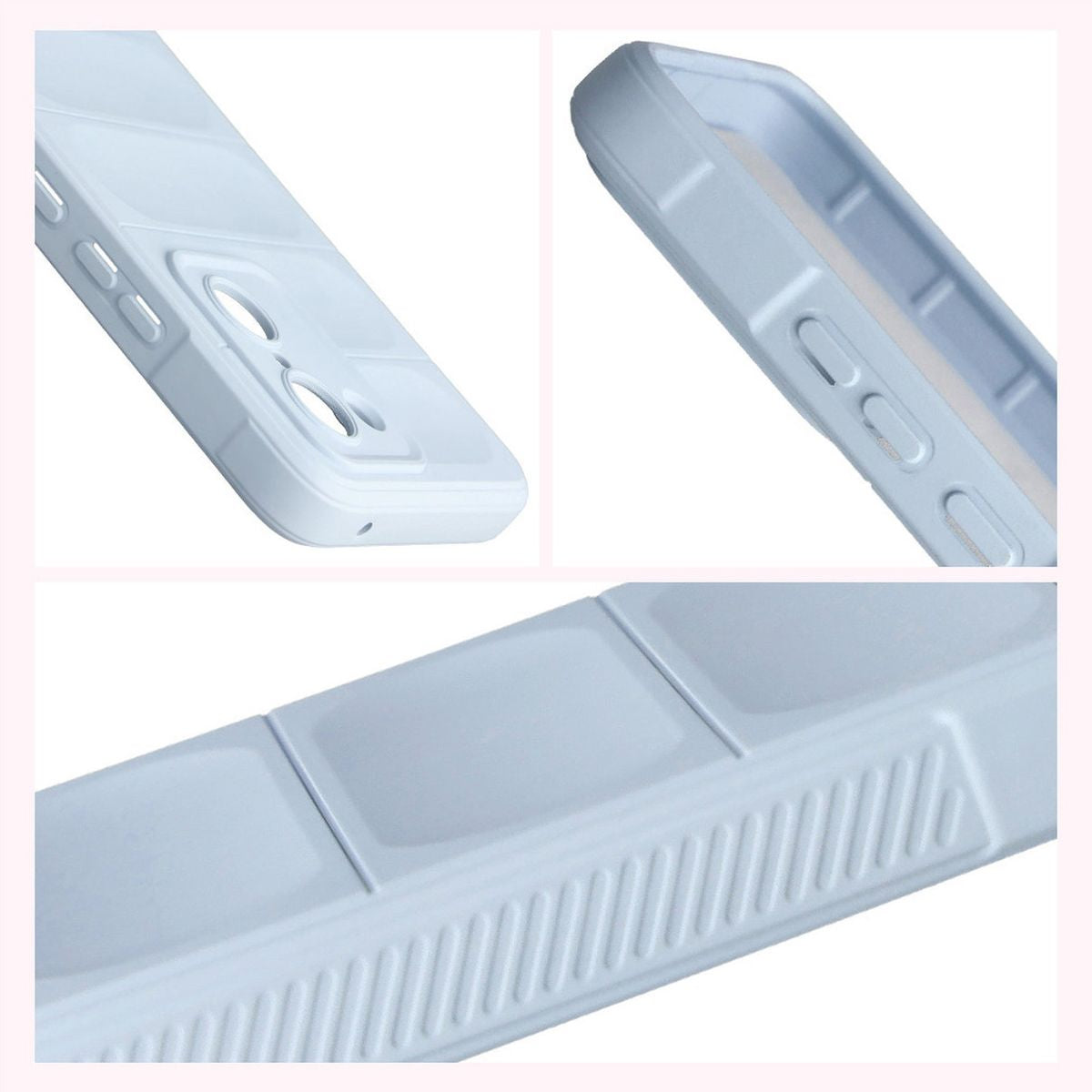 Robuste Handyhülle für OnePlus Nord CE5 5G, Bizon Case Tur, Hellblau