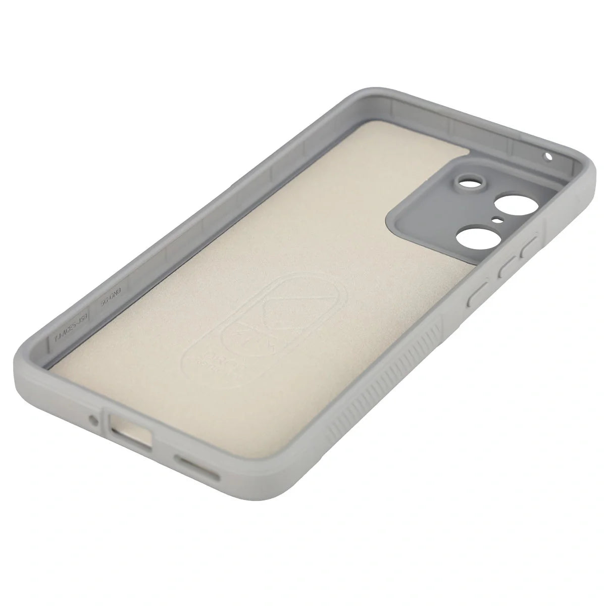 Robuste Handyhülle für OnePlus Nord CE5 5G, Bizon Case Tur, Hellgrau