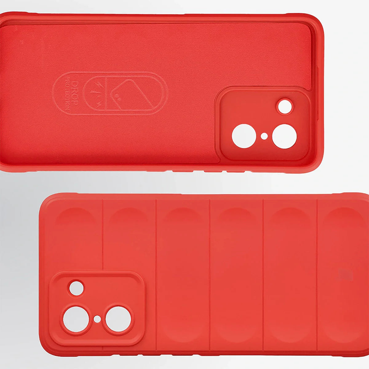 Robuste Handyhülle für OnePlus Nord CE5 5G, Bizon Case Tur, Rot