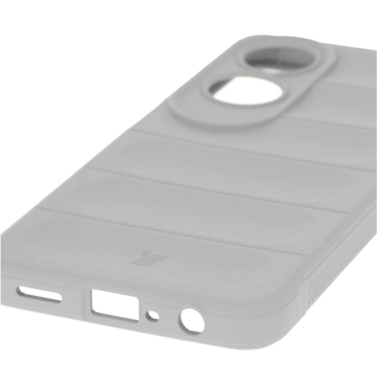 Robuste Handyhülle für Oppo A60 4G, Bizon Case Tur, Hellgrau