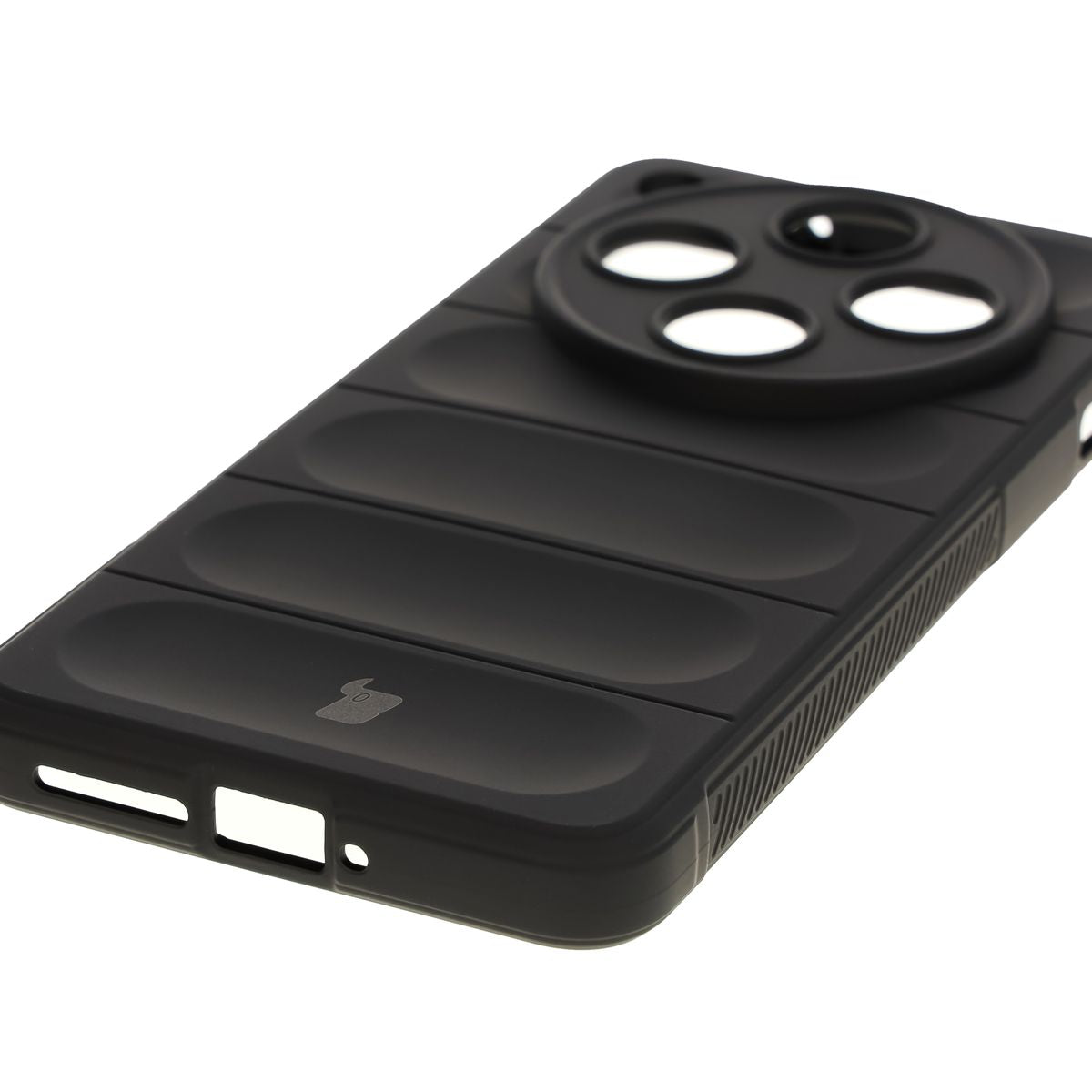 Robuste Handyhülle für Oppo Find X8 Pro, Bizon Case Tur, Schwarz