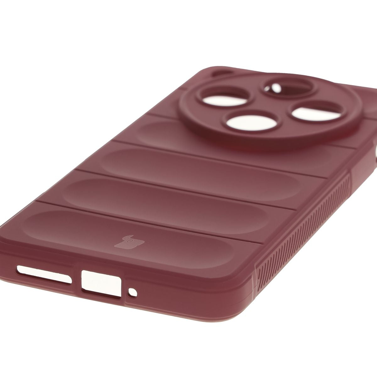 Robuste Handyhülle für Oppo Find X8 Pro, Bizon Case Tur, Burgunderrot