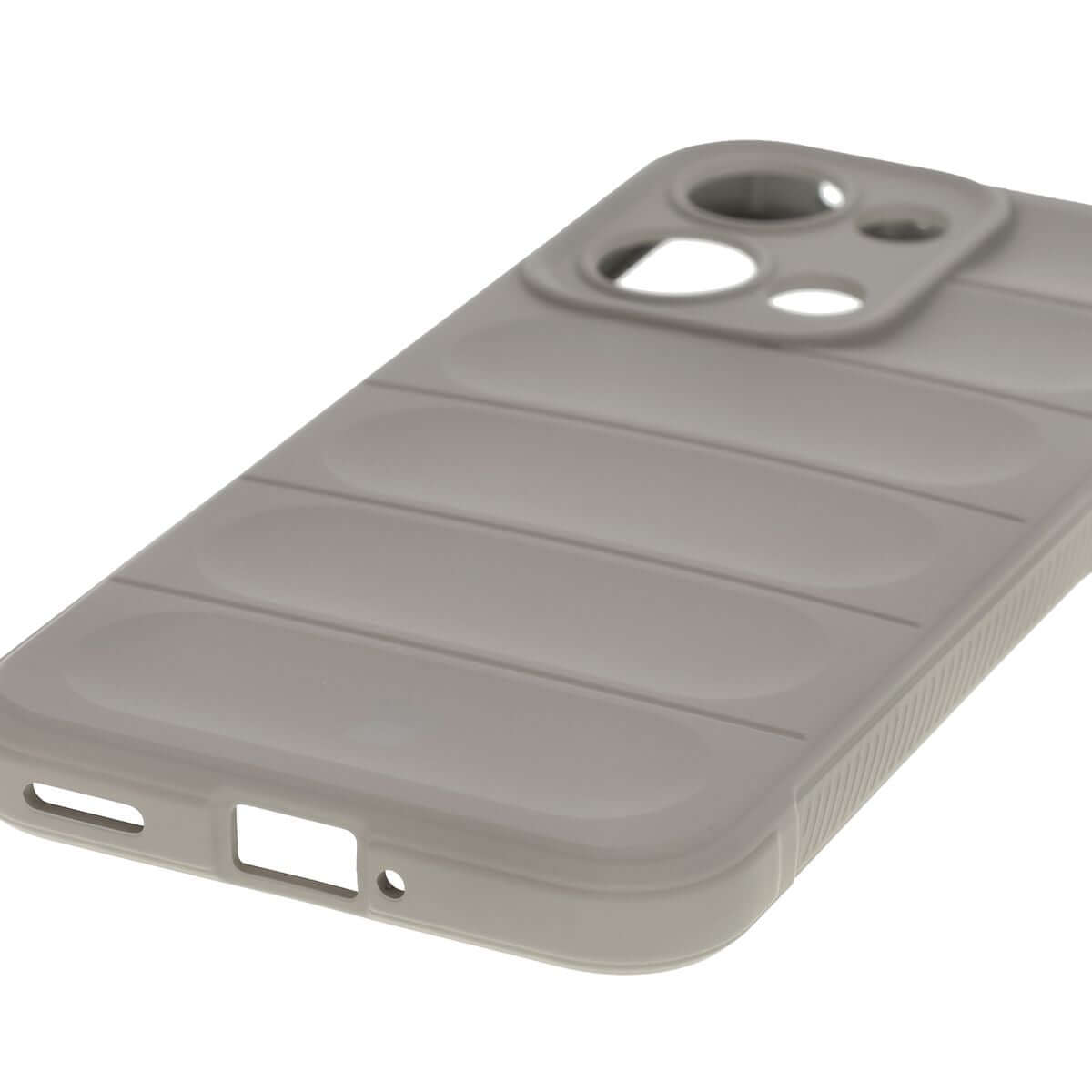 Robuste Handyhülle für Oppo Reno13, Bizon Case Tur, Hellgrau