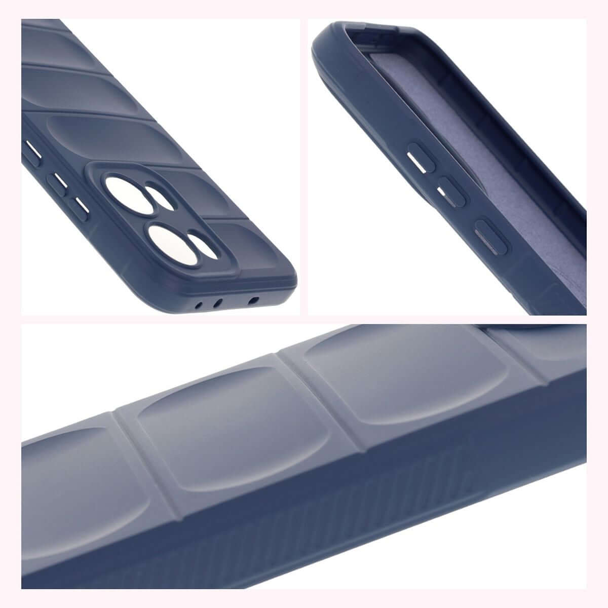 Robuste Handyhülle für Oppo Reno13 Pro, Bizon Case Tur, Dunkelblau