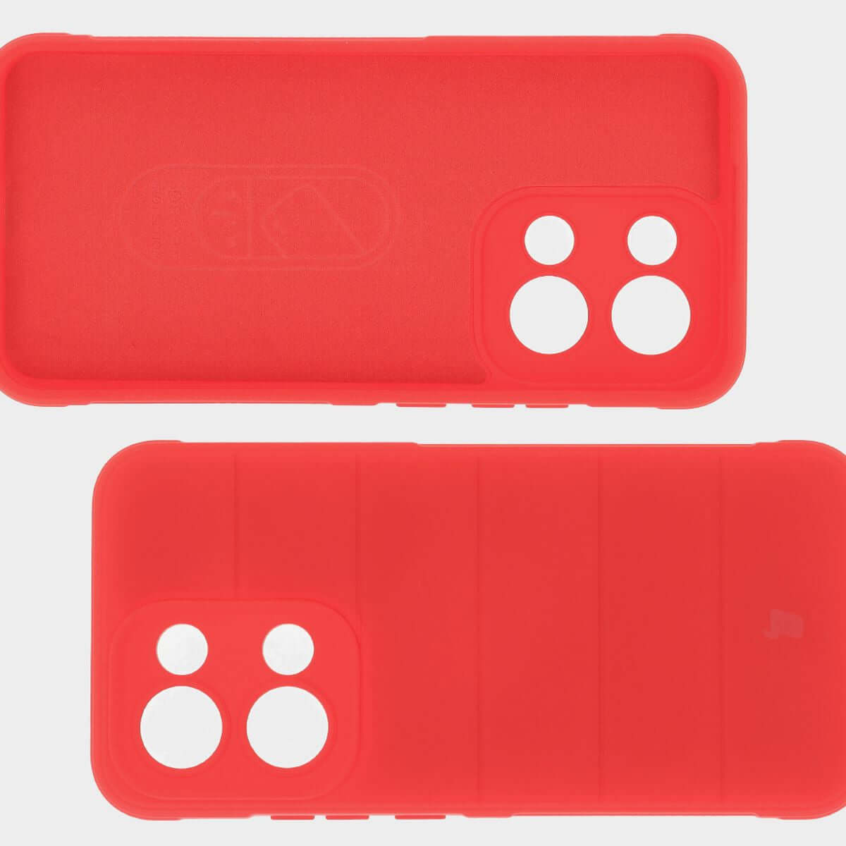 Robuste Handyhülle für Oppo Reno13, Bizon Case Tur, Rot