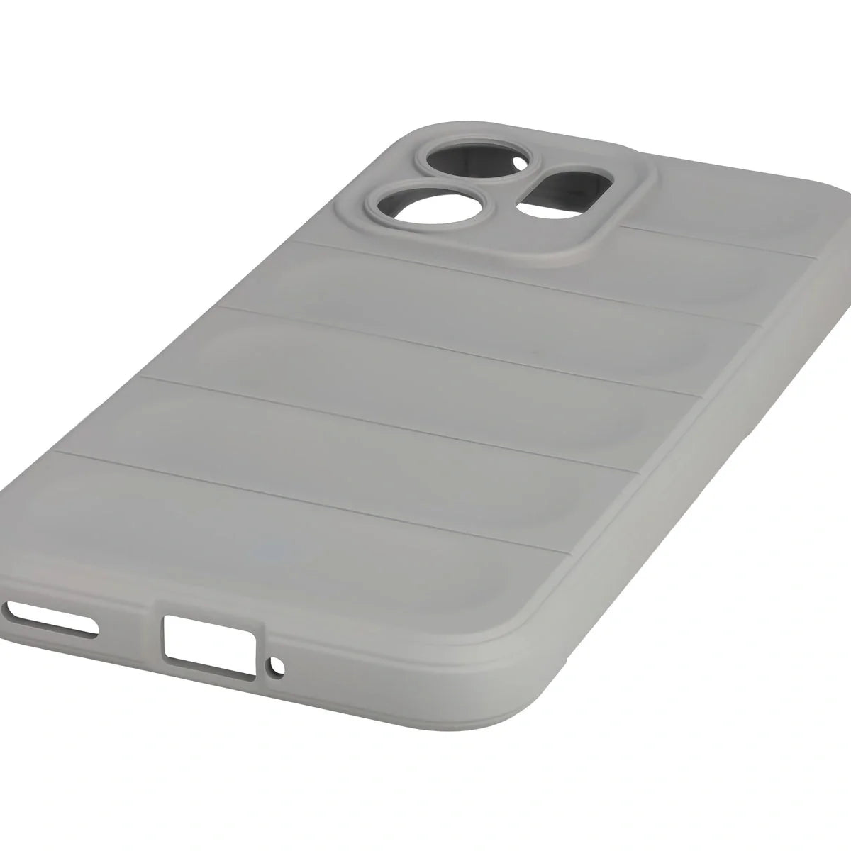 Robuste Handyhülle für Oppo Reno 14 F / 14 FS, Bizon Case Tur, Hellgrau