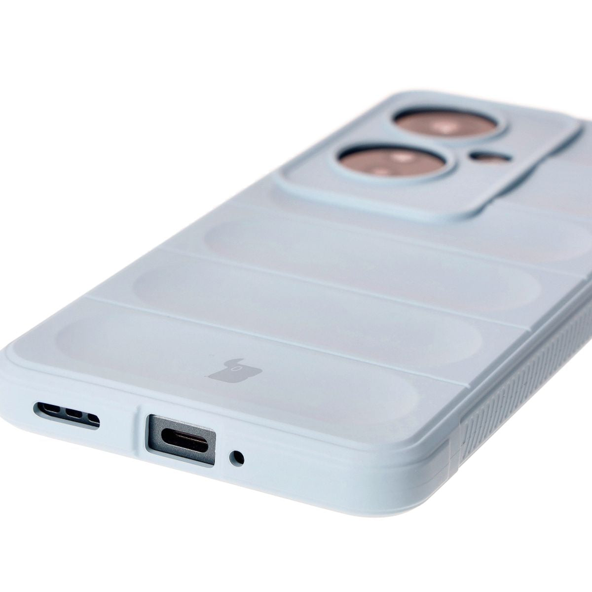 Robuste Schutzhülle für Oppo Reno11 F 5G, Bizon Case Tur, Hellblau