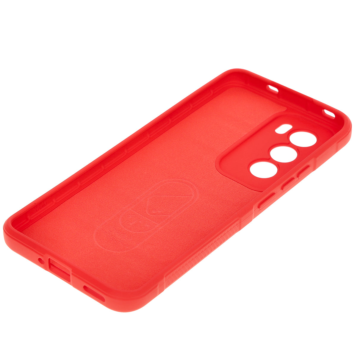 Robuste Handyhülle für Oppo Reno 12, Bizon Case Tur, Rot