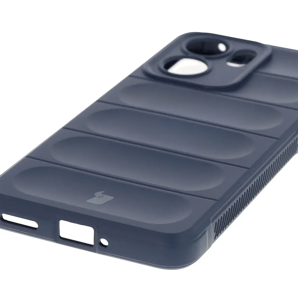 Robuste Handyhülle für Oppo Reno13 F, Bizon Case Tur, Dunkelblau