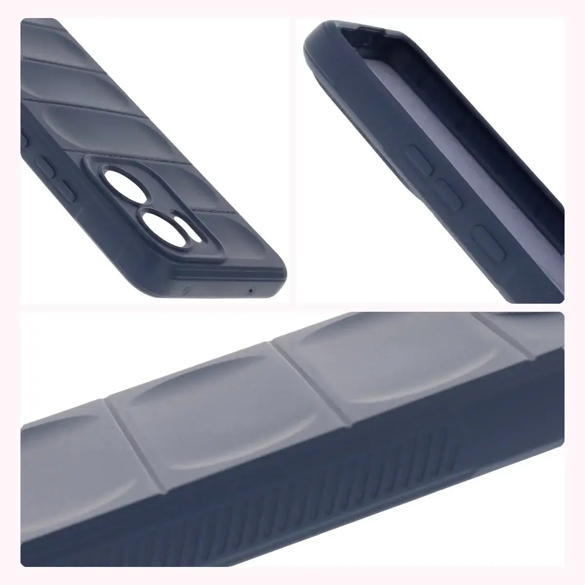 Robuste Handyhülle für Oppo Reno13 F, Bizon Case Tur, Dunkelblau